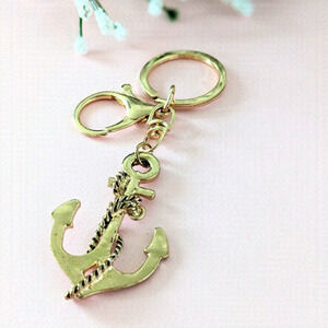 ANCHOR Keychain | Handcrafted By Me | Made with new and  preloved items